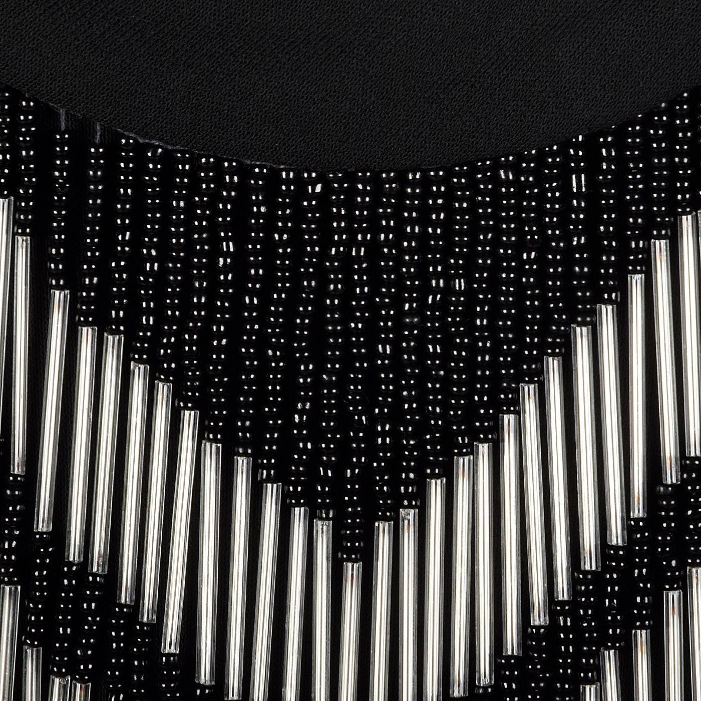 1990s Off the Shoulder Beaded Dress