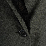 1950s Christian Dior Fur Lined Winter Jacket