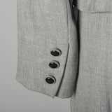 Small 1950s Gray Skirt Suit