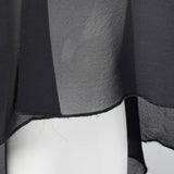 1990s Gianfranco Ferre Studio Black Mini Slip Skirt