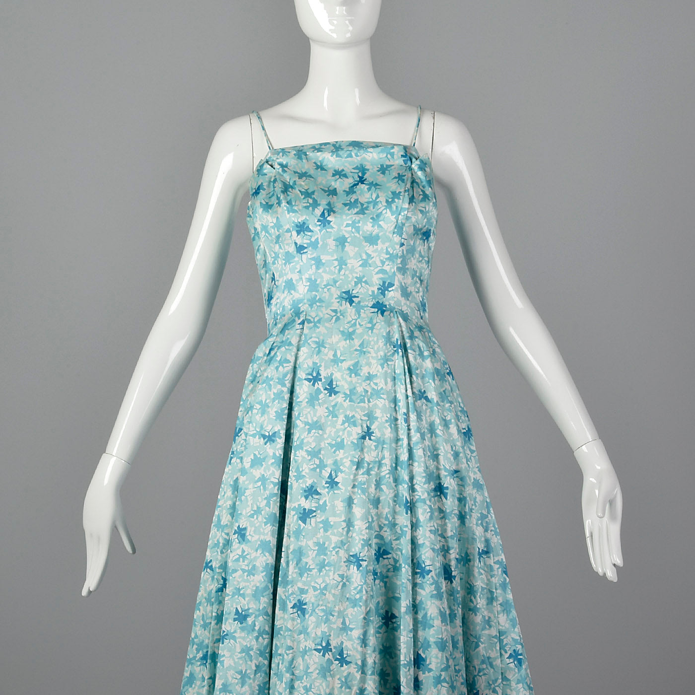 1950s Novelty Butterfly Print Dress