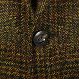 1960s Mens Mohair Jacket in Brown Plaid