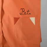 1960s Bowling Shirt with Chainstitch Embroidery