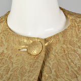1960s Metallic Gold Cape