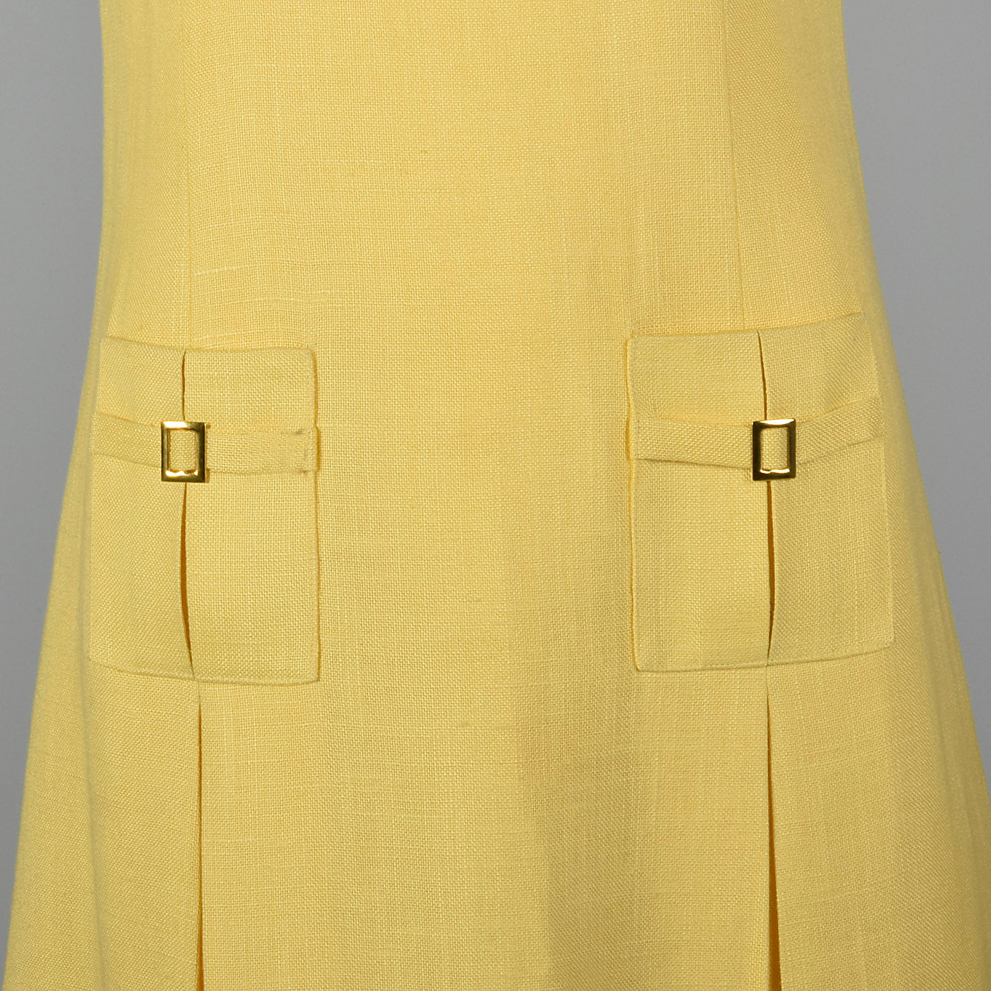 1960s Mod Shift Dress in Yellow