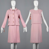 1960s Deadstock Pink Three Piece Suit