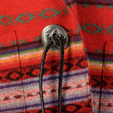 Small 1980s Red Southwestern Blanket Separate Set