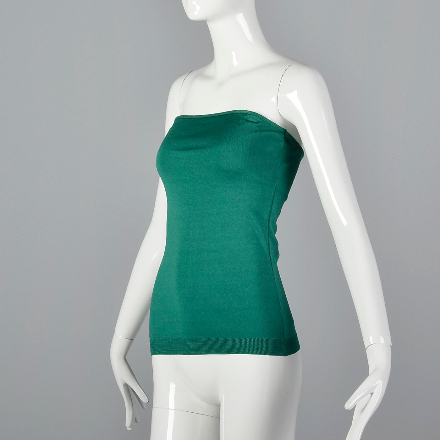 1970s Anne Klein Green Tube Top