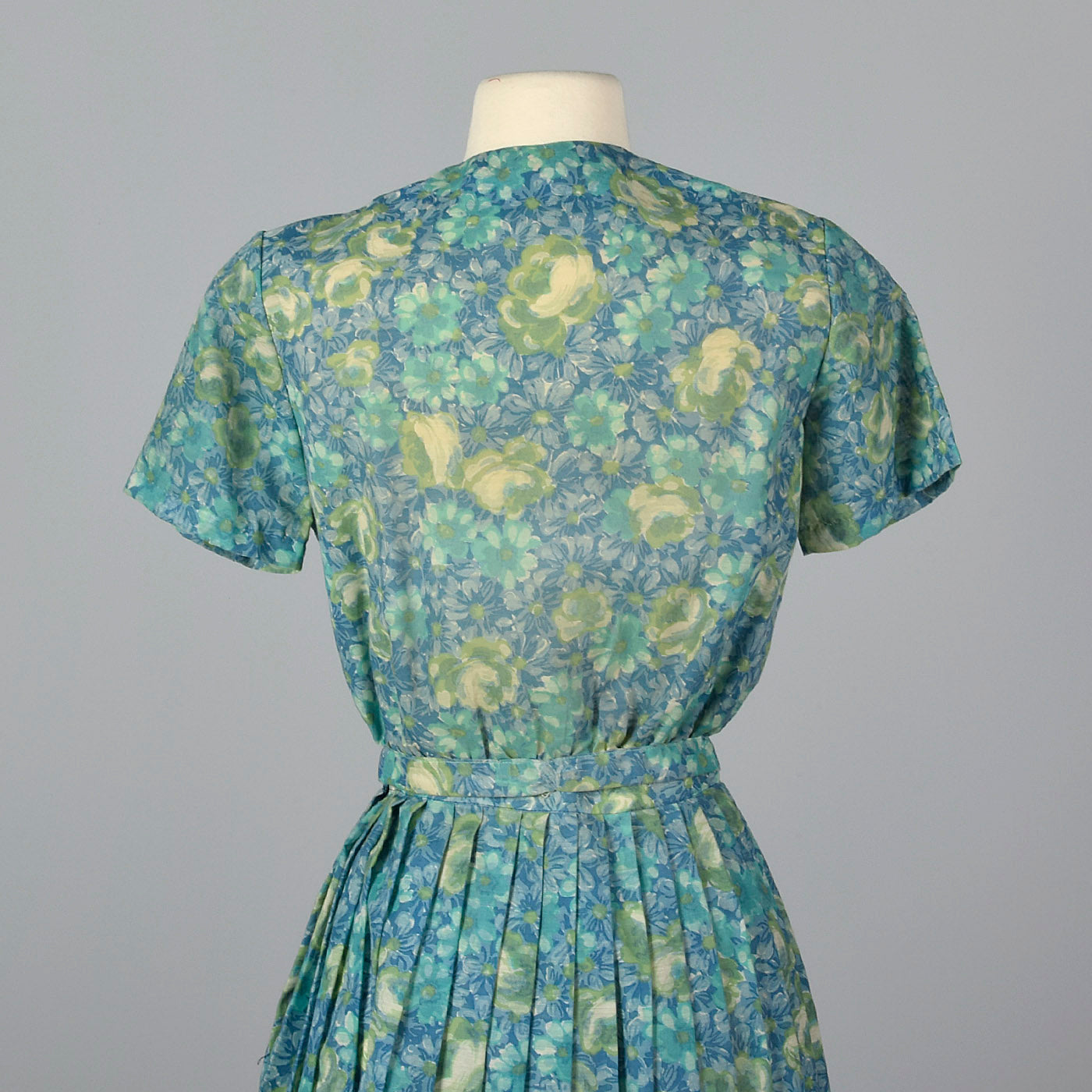 1950s Blue Floral Separates