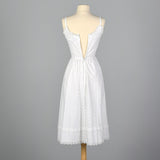 1960s Lanz White Eyelet Dress with Jacket