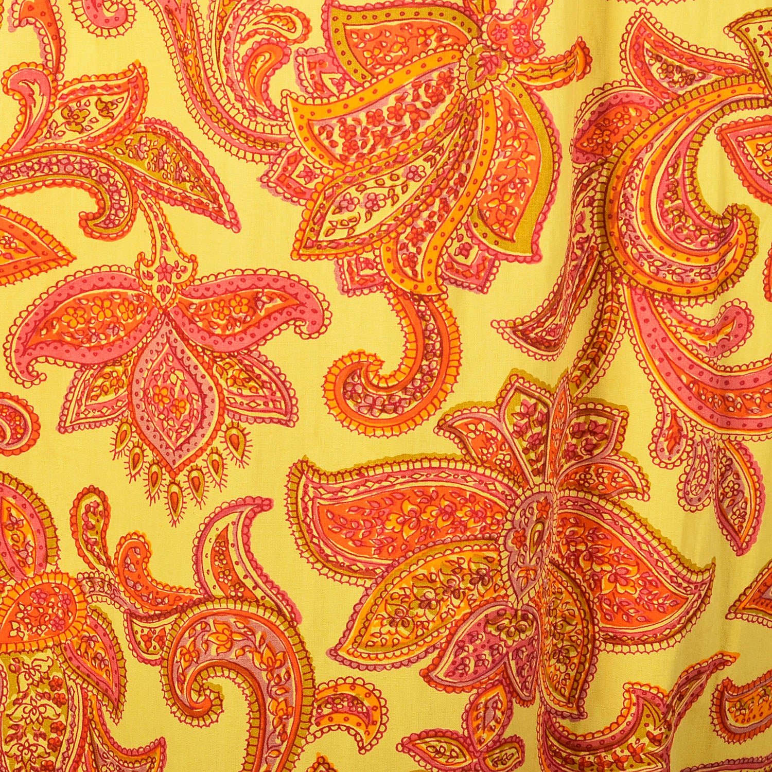 Medium 1970s Boho Dress Psychedelic Bohemian Tie Back Waist