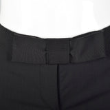 2000s Low Rise Black Pants with Bow Waist