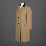 Classic George Halley Winter Coat with Velvet Collar