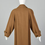 1970s Regency Brown Double Breasted Cashmere Coat