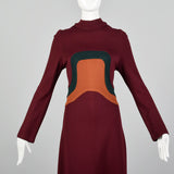 XS 1970s Space Age Mod Maxi Dress