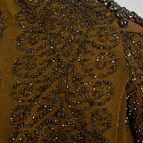 XXS 1800s Bodice Beaded Victorian Skirt Long Sleeve As Is