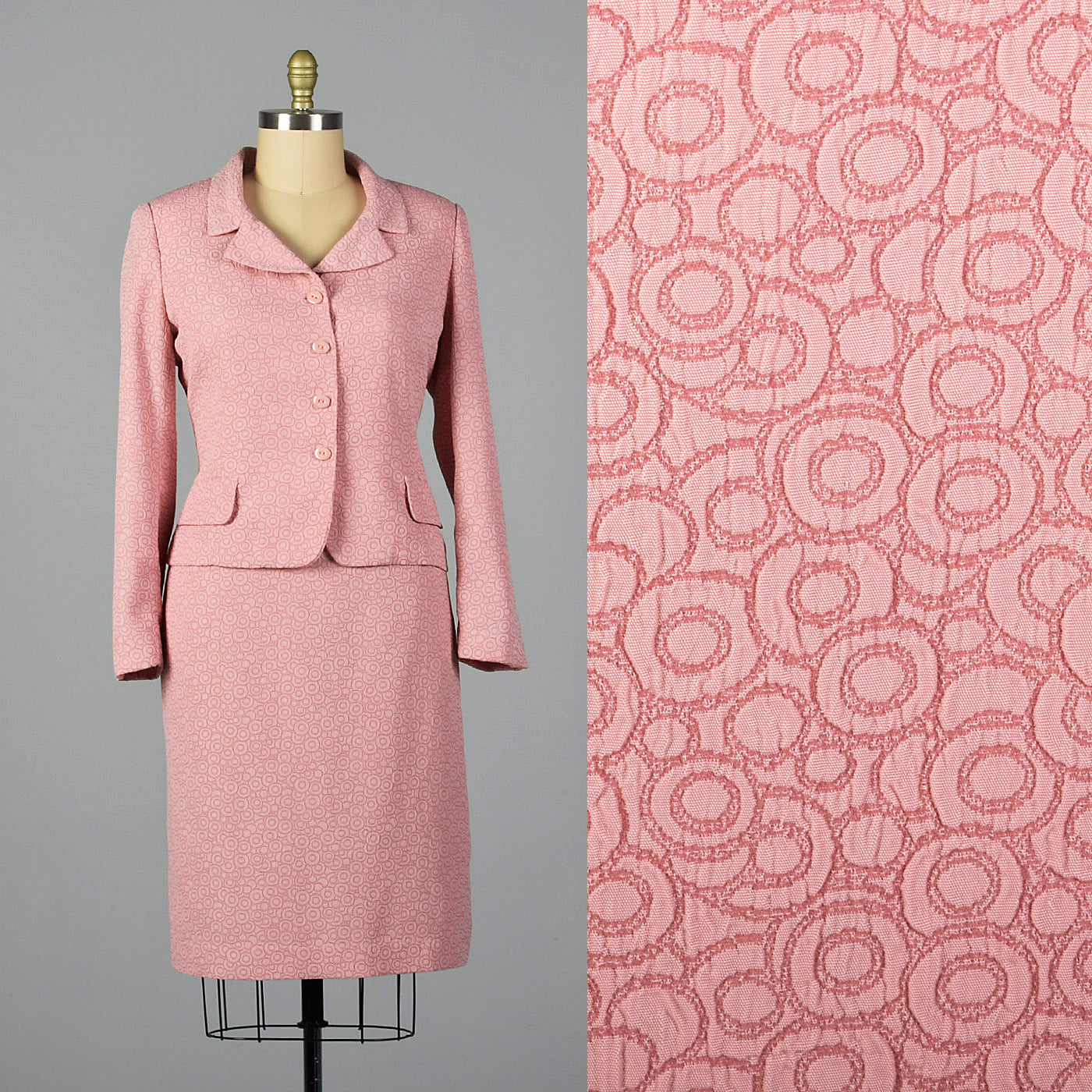Giorgio Sant'Angelo Pink Skirt Suit