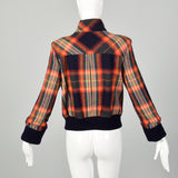 Fall 2008 LAMB Gwen Stefani Asymmetric Multi-Color Plaid Jacket