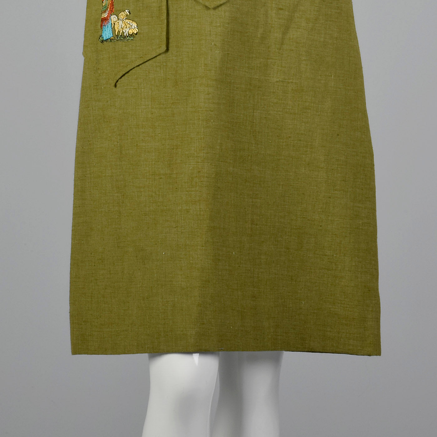 1960s Deadstock Novelty Sheepherder Dress