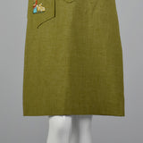 1960s Deadstock Novelty Sheepherder Dress