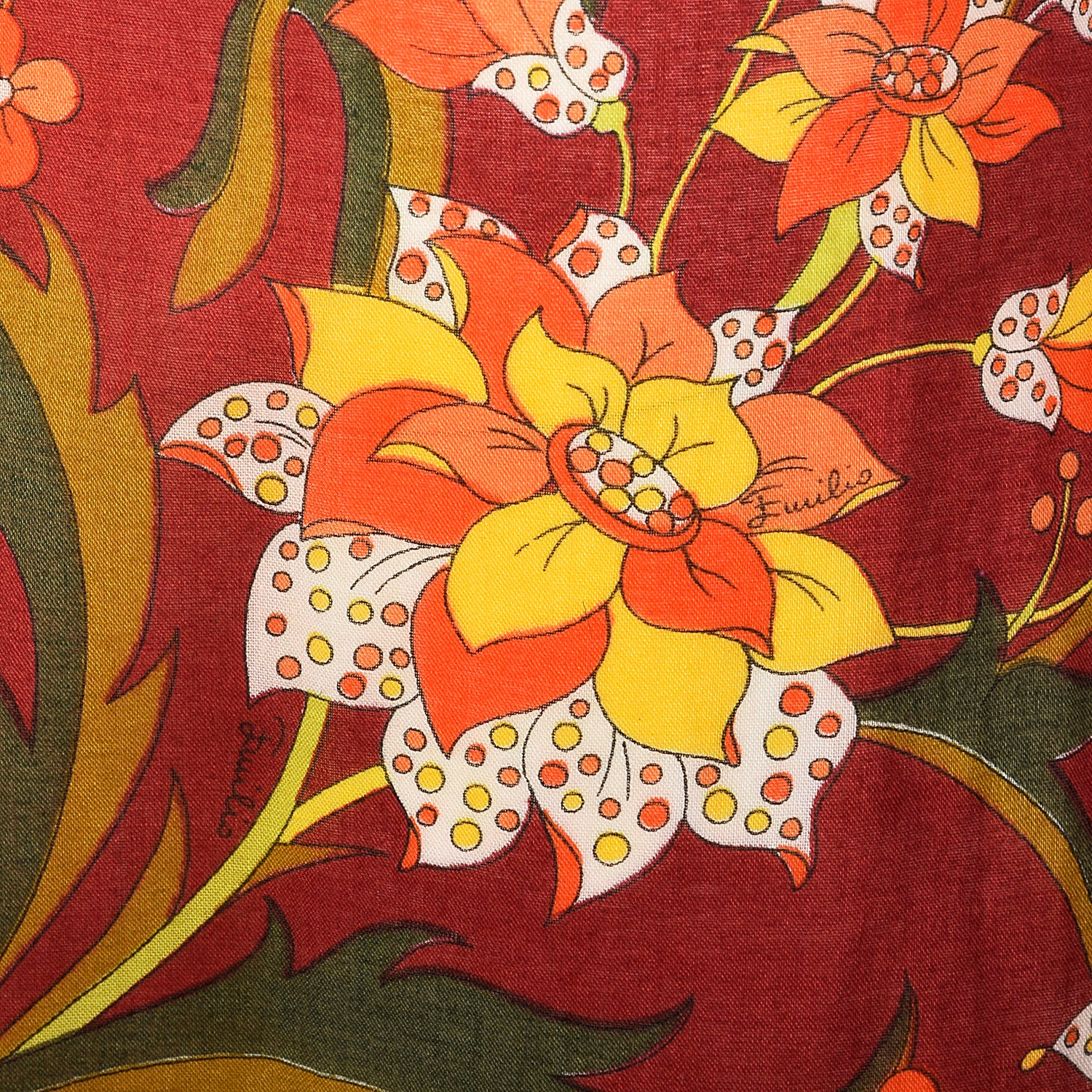 Small Emilio Pucci 1960s Red Dress
