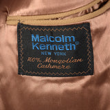 1970s Men's Classic Tan Cashmere Coat