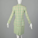 Small Oscar de la Renta 1980s Skirt Suit