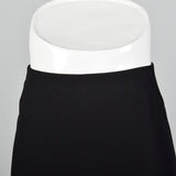 1990s Armani Collezioni Black Pencil Skirt
