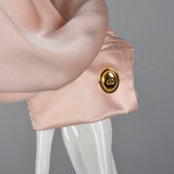 Christian Dior Boutique Numbered Pink Silk Blouse