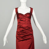 Small Talbot Runhof Red Evening Gown Sweetheart Neckline Formal Dress