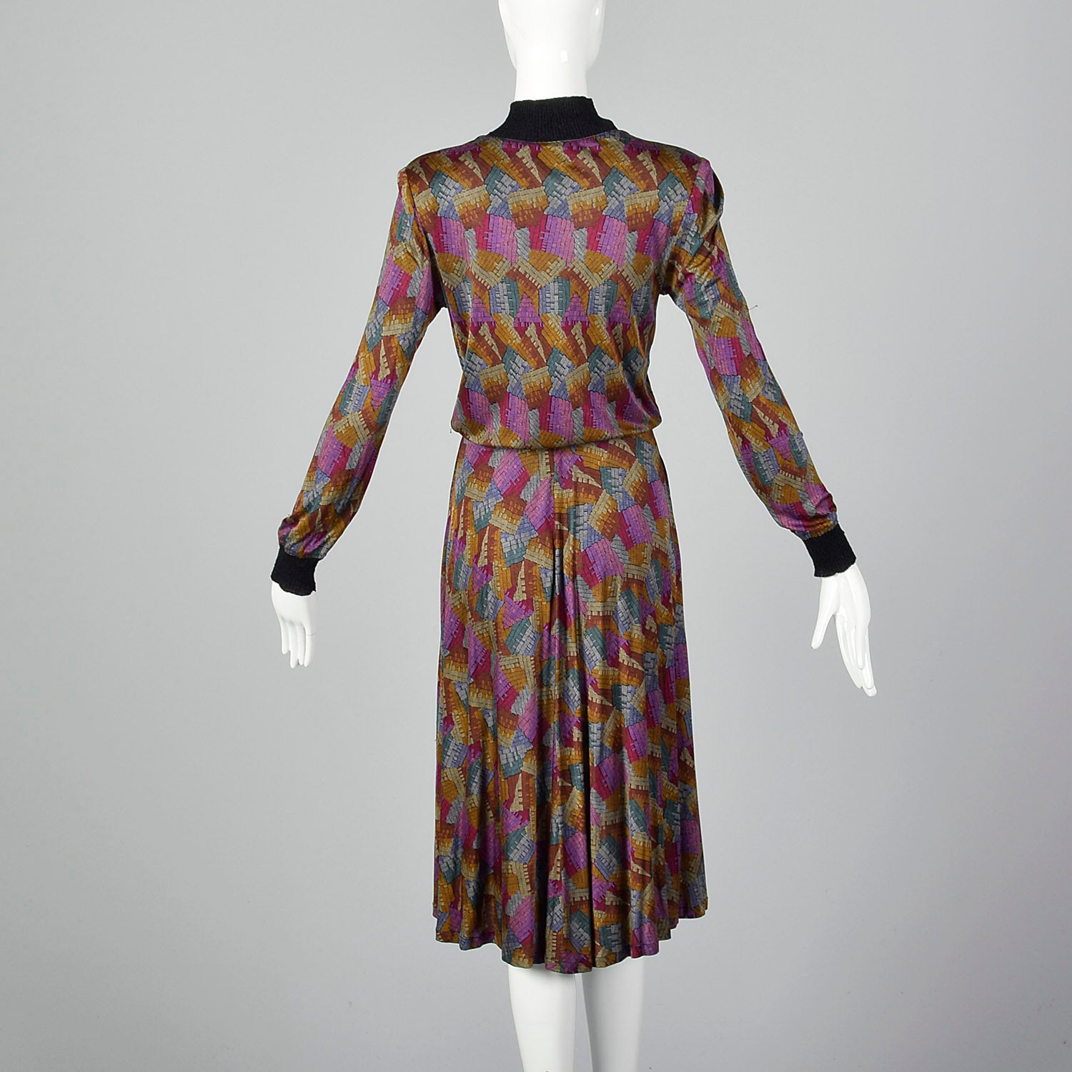 XS - S Missoni 1970s Silk Dress