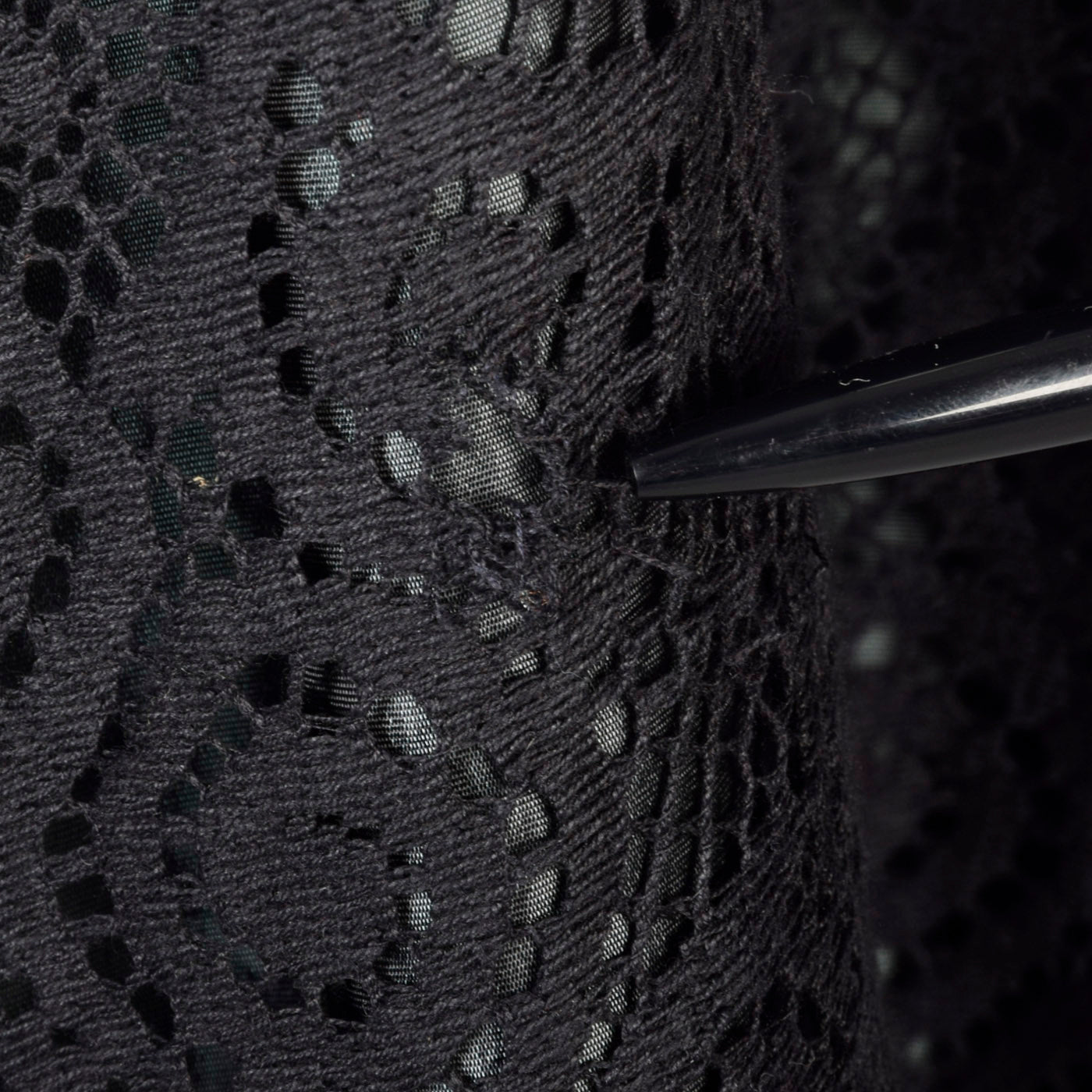 1950s Black Dress Set with Lace Overlay