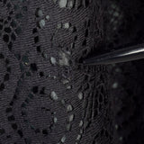 1950s Black Dress Set with Lace Overlay