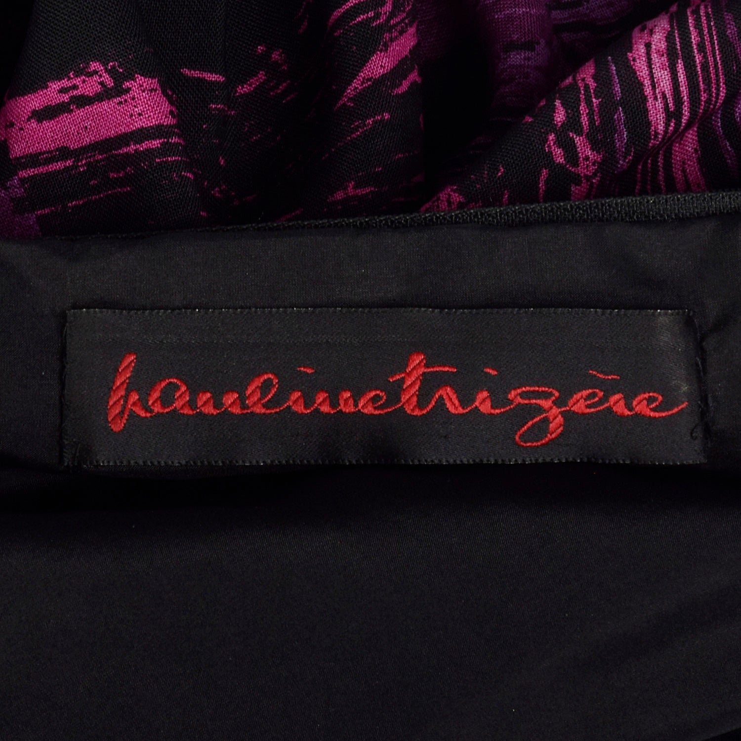 1980s Pauline Trigere Drop Waist Dress