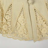 1950s Linen and Lace Jacket