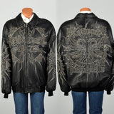 XL Pelle Pelle Jacket Black Studded Leather Marc Buchanan