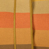 1960s Cropped Sweater with Gold and Orange Stripes
