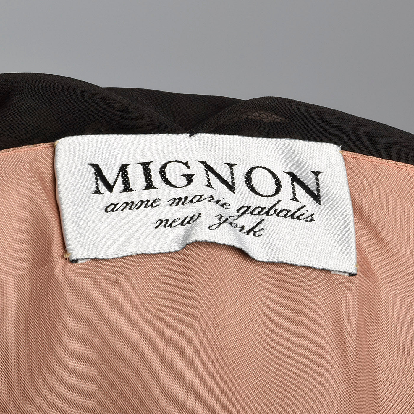 1980s Mignon Black Lace Separates