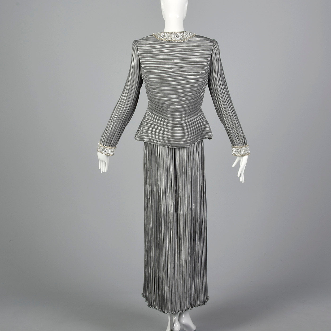 1980s Lillie Rubin Two Piece Cocktail Ensemble