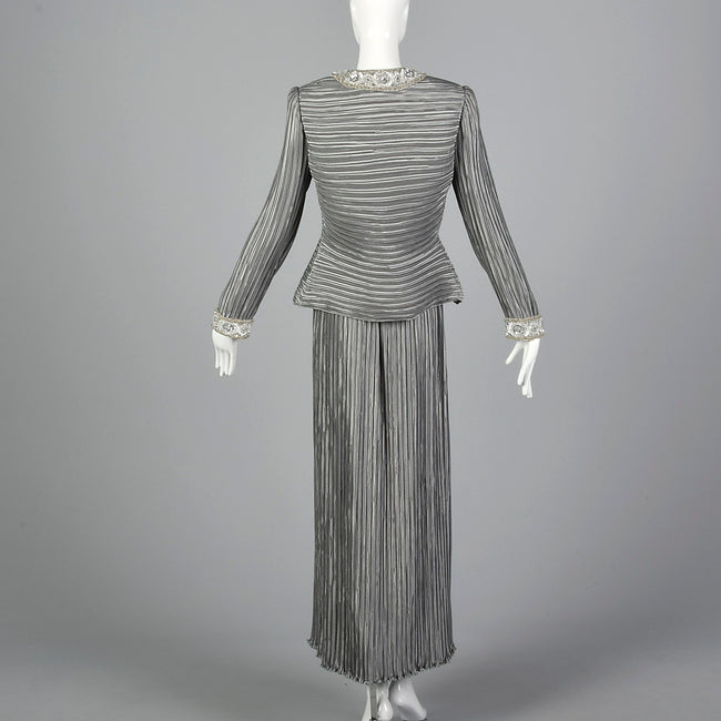 1980s Lillie Rubin Two Piece Cocktail Ensemble