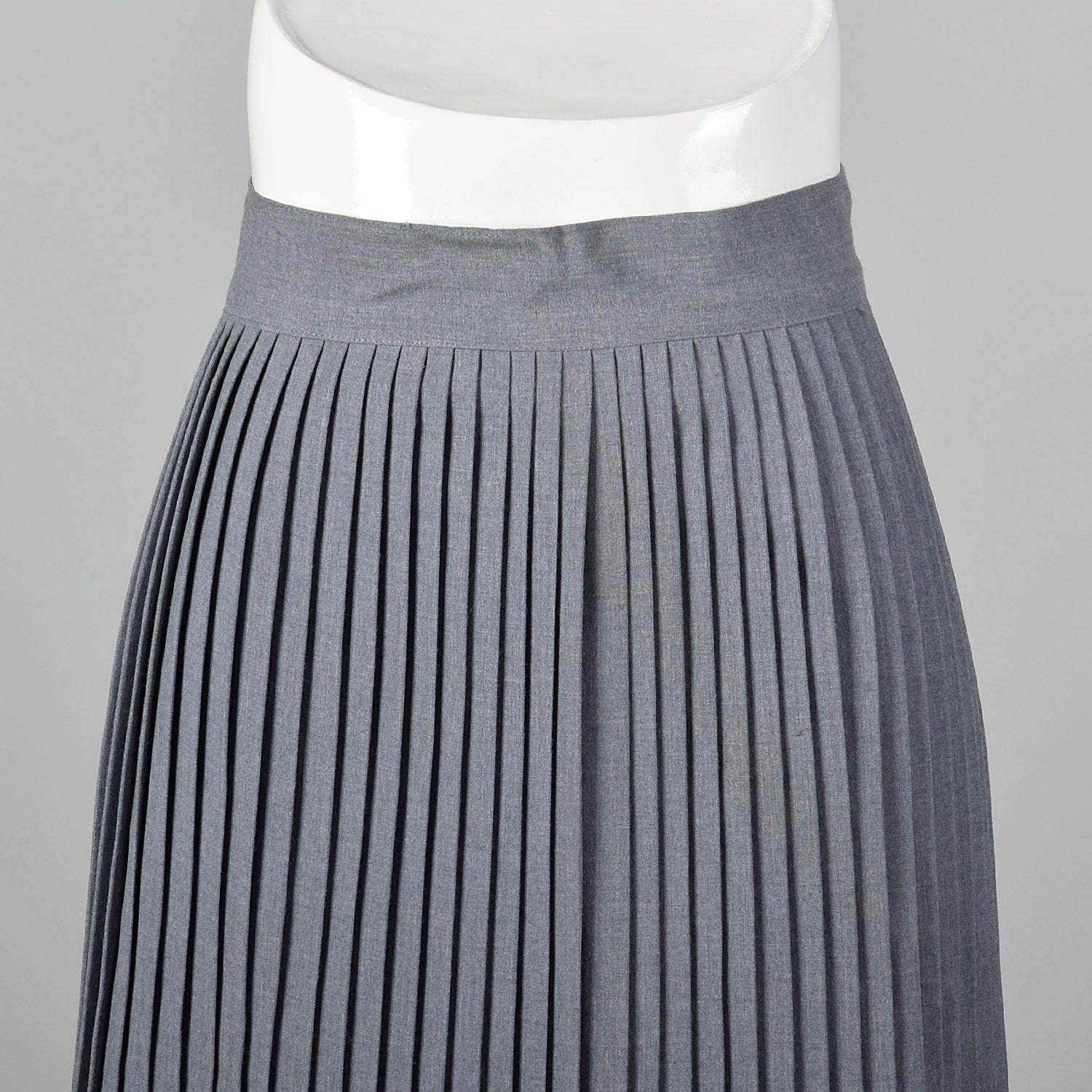 Small 1950s Gray Burlington Mills Pleated Skirt