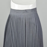 Small 1950s Gray Burlington Mills Pleated Skirt