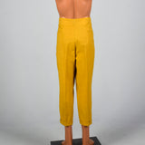 1950s Yellow Gold Golf Pants