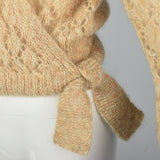 1970s Sheer Mohair Wrap Sweater