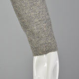 Medium Brooks Brothers 1970s Gray Cashmere Turtleneck Sweater