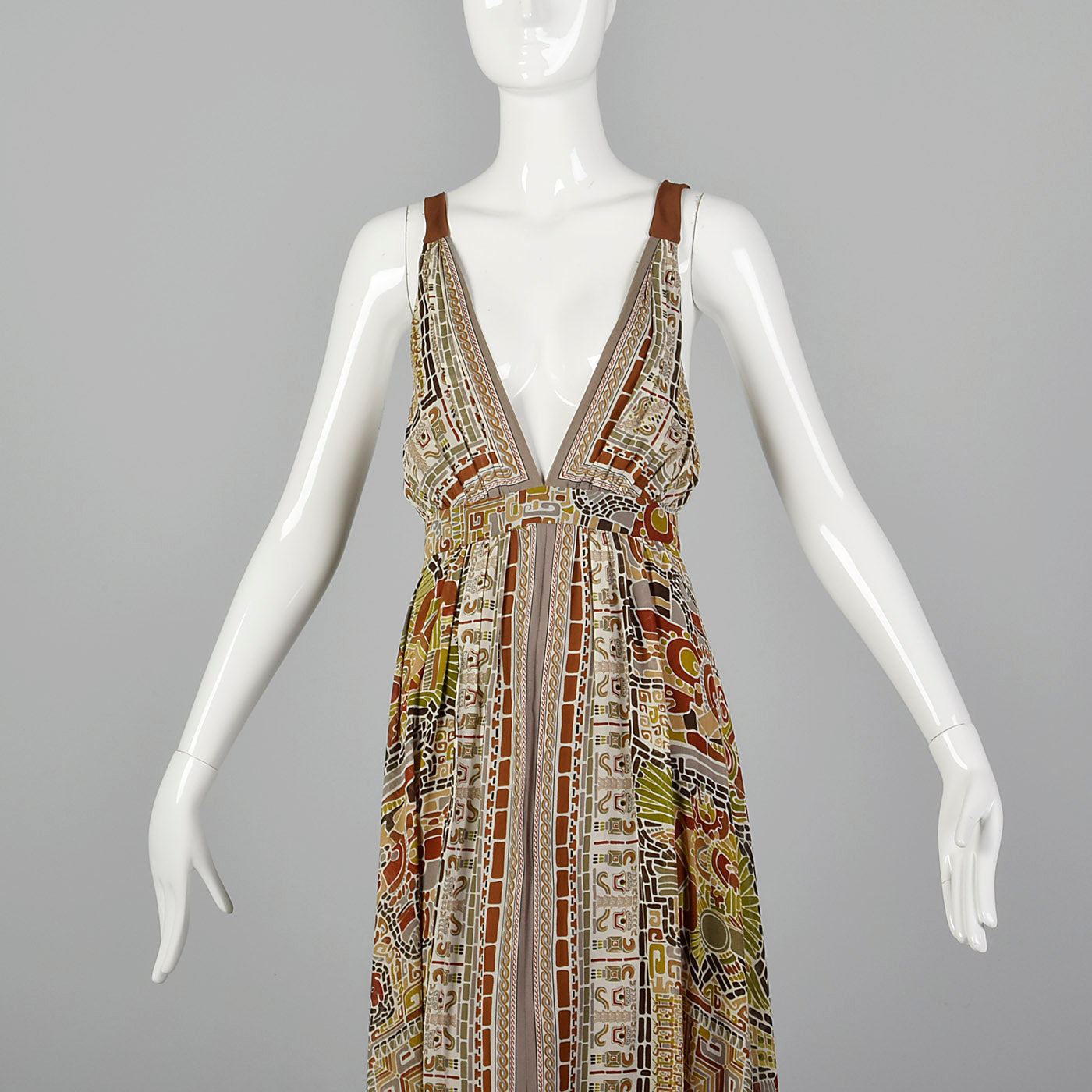 1990s Nicole Miller Sleeveless Silk Dress