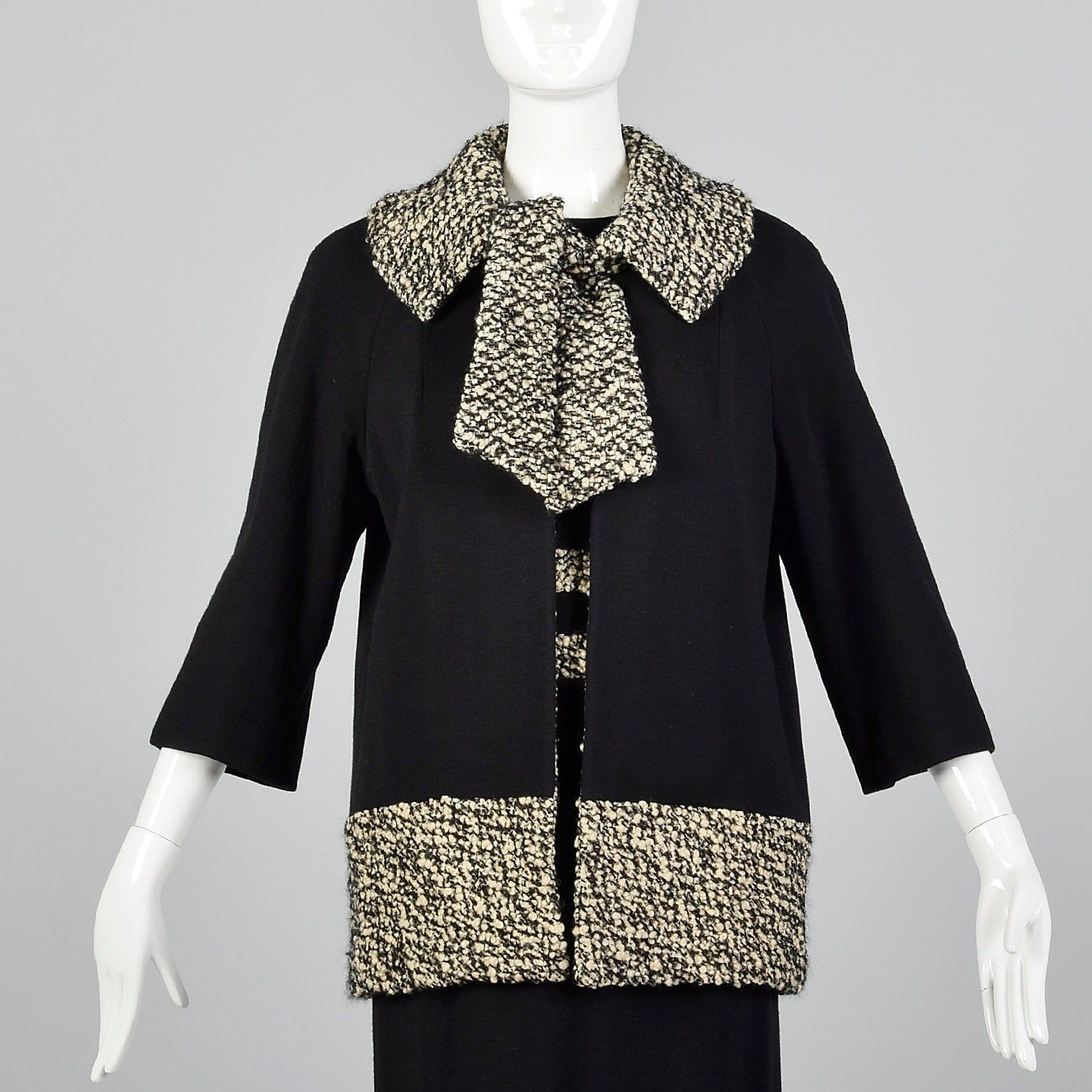 Small Lilli Ann Knit 1960s Three Piece Set