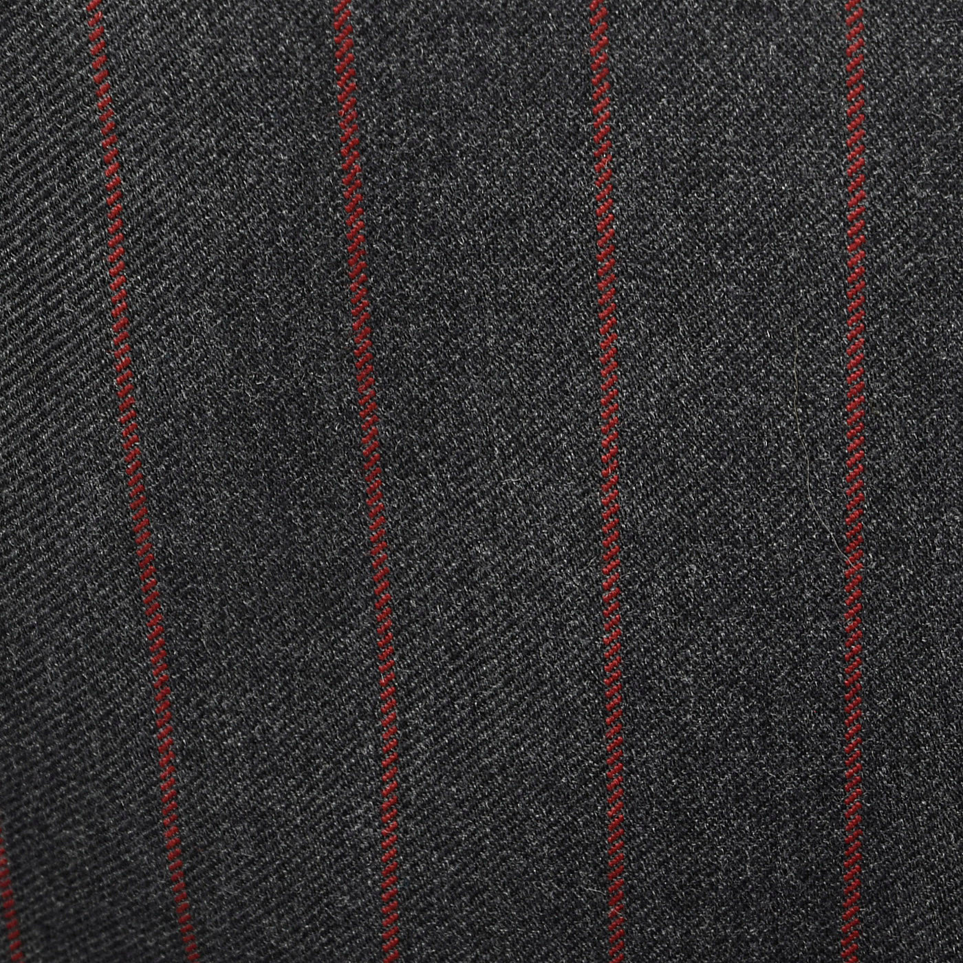 1990s Dolce & Gabbana Gray Trousers with Red Pinstripe