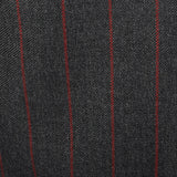 1990s Dolce & Gabbana Gray Trousers with Red Pinstripe