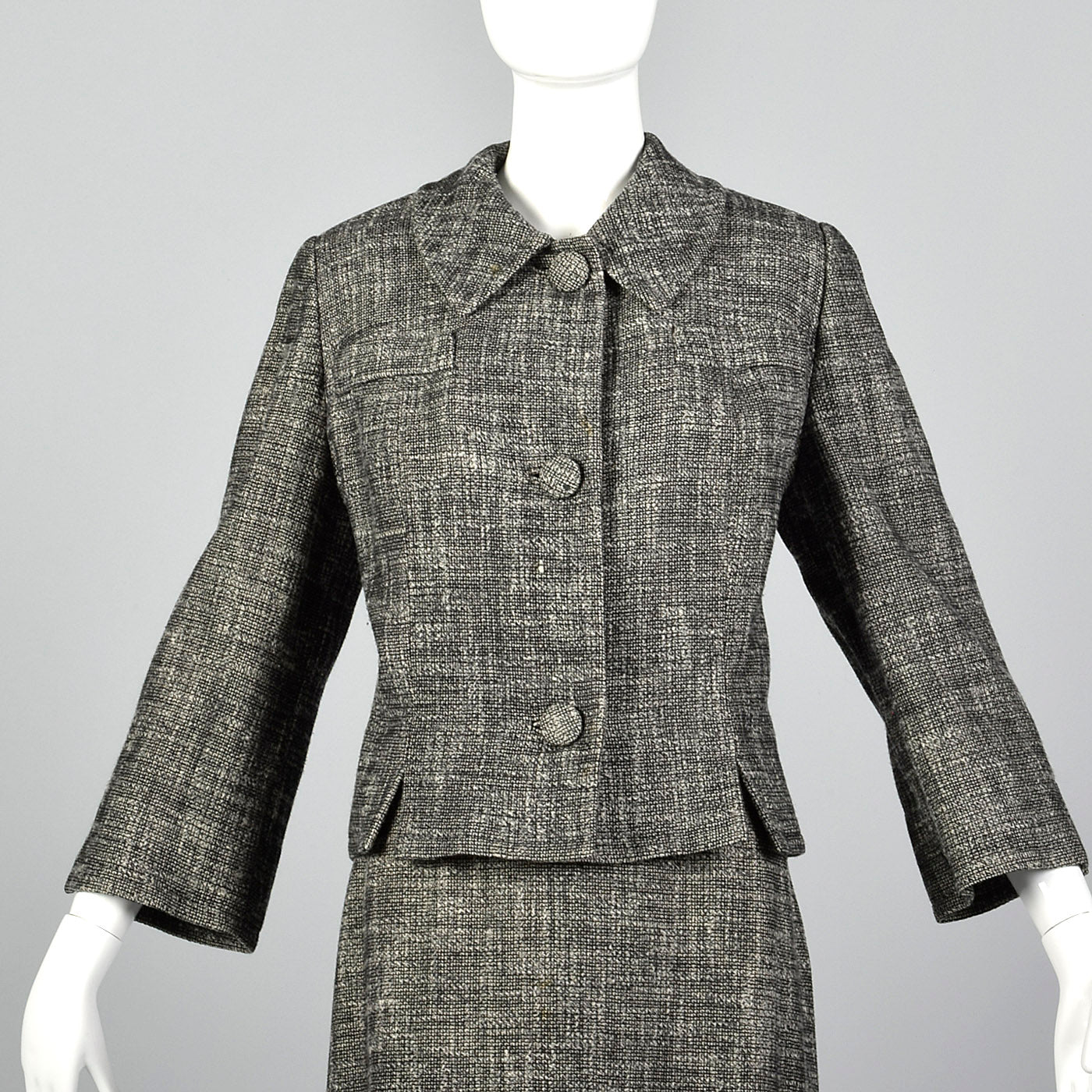 1960s Tweed Skirt Suit